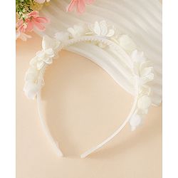 Pine Kids Free Size Hair Bands -White