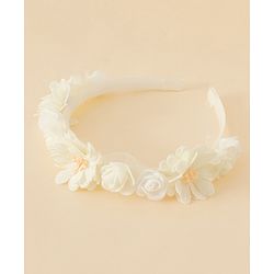 Pine Kids Free Size Hair Bands -White