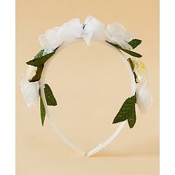 Pine Kids Free Size Hair Bands - White