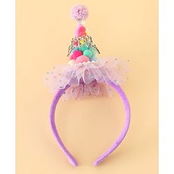 Pine Kids Hair Bands  Free Size -Purple