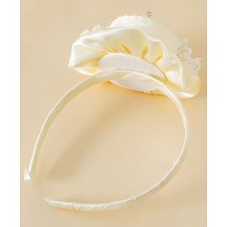 Pine Kids Hair Bands With Applique Free Size-White