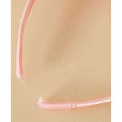 Pine Kids Hair Bands With Applique Free Size-Pink