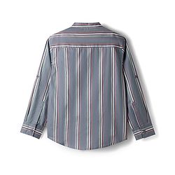 Pine Kids Cotton Woven Full Sleeves Striped Shirt - Multicolor