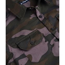 Pine Kids Cotton Woven Printed Shirts with Roll Up Sleeves Multi Color 4-5 Years