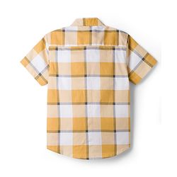 Pine Kids Cotton Woven Checks Shirt & Printed T-Shirt - Multicolor