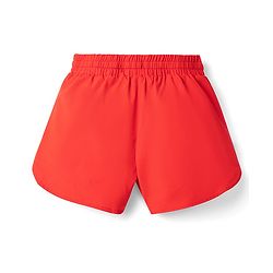Pine Active Woven Above Knee Length Solid Shorts - Red