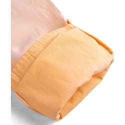 Pine Kids Cotton Woven Full Sleeves Solid Mandarin Collar Shirt with Ombre Effects-  Orange