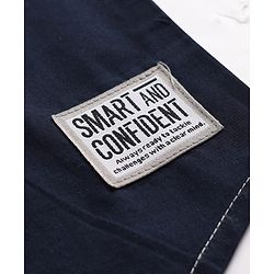 Pine Kids Cotton Woven Full Sleeves Colour Block Solid Colour Shirt - White Maroon & Navy