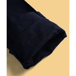 Pine Kids Cotton Woven Shirt Color Block Half Sleeves Navy Blue 4-5 Years