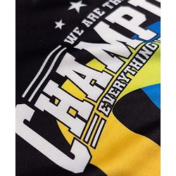 Pine Active Knit Sleeveless Tank T-Shirt With Champions Print - Black