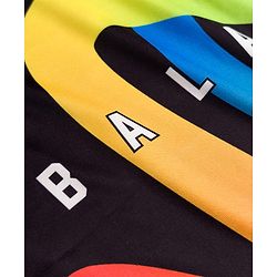 Pine Active Knit Sleeveless Tank T-Shirt With Balance Print - Black