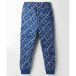 Pine Kids Single Jersey Knit Full Sleeves Star Wars Printed T-Shirt & Pyjama Night Suit- Blue