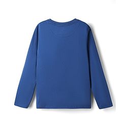 Pine Kids Single Jersey Knit Full Sleeves Star Wars Printed T-Shirt & Pyjama Night Suit- Blue