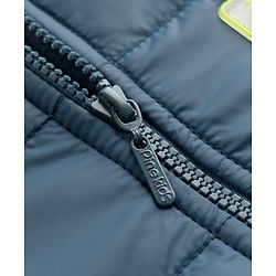 Pine Kids  Woven Full Sleeves Hooded Padded Solid Colour Jacket - Blue