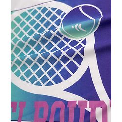Pine Active Knit Drop Shoulder Half Sleeves T-shirt With Melbourne Text Graphic - White