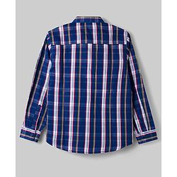 Pine Kids Cotton Woven Checks Shirt with T-Shirt Blue 4-5 Years