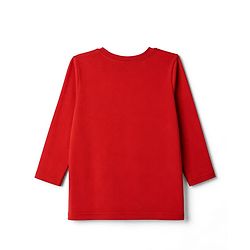 Pine Kids Cotton T-Shirts with Full Sleeves in Red for 4-5 Years
