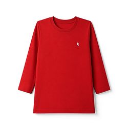 Pine Kids Cotton T-Shirts with Full Sleeves in Red for 4-5 Years