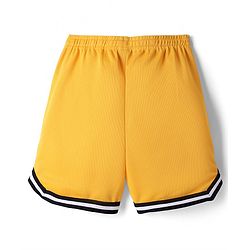 Pine Active Knit Solid Basketball Shorts - Yellow