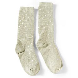 Pine Kids Cotton Knit Polka Dot Design Socks Pack of 3 - Pink Grey & Black