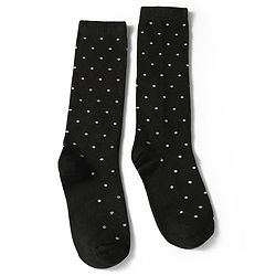 Pine Kids Cotton Knit Polka Dot Design Socks Pack of 3 - Pink Grey & Black