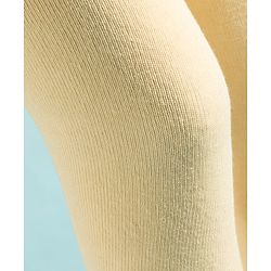 Pine Kids Cotton Knit Solid Color Footed Tights - Beige