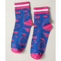 Pine Kids Knit Ankle Length Polka Dot Designed Socks Pack of 3- Multicolour