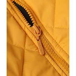 Pine Kids Woven Jacket with Full Sleeves in Golden for 4-5 Years