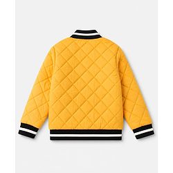 Pine Kids Woven Jacket with Full Sleeves in Golden for 4-5 Years
