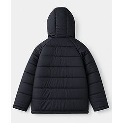 Pine Kids Woven Padded/Quilted/ Winter Jacket with Full Sleeves, Badge Patch and NYC Print in Navy Blue for 4-5 Years