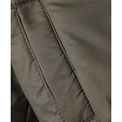 Pine Kids Woven Full Sleeves Padded Jacket with Underground Vibe Patch - Olive Green