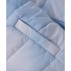 Pine Kids Woven Hooded Jacket with Full Sleeves - Blue