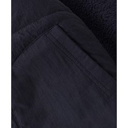 Pine Kids Woven Hooded Jacket with Full Sleeves - Navy Blue