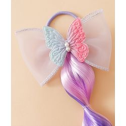 Pine Kids Free Size Hair Extensions - Purple