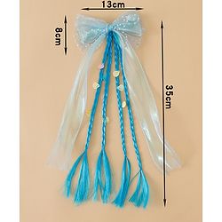 Pine Kids Free Size Hair Extensions - Blue