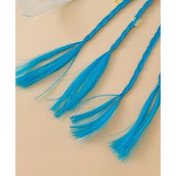 Pine Kids Free Size Hair Extensions - Blue