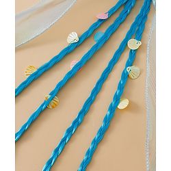 Pine Kids Free Size Hair Extensions - Blue