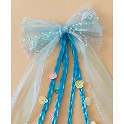 Pine Kids Free Size Hair Extensions - Blue