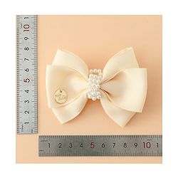 Pine Kids Bow & Butterfly Hair Clips Free Size -Beige