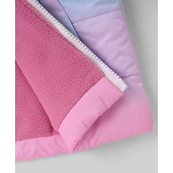Pine Kids Woven Hooded Jacket with Full Sleeves - Pink