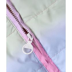 Pine Kids Woven Hooded Jacket with Full Sleeves - Pink