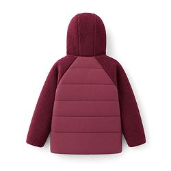 Pine Kids Woven Hooded Jacket with Full Sleeves - Red