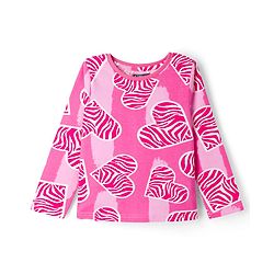 Pine Kids Cotton Knit Full Sleeves Co-Ords T-Shirt & Pyjama Night Suit With Heart Print - Pink