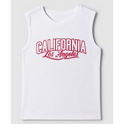 Pine Kids 100% Cotton Woven Full Sleeves Checked Shirt and T-shirt with California Text Print - Red