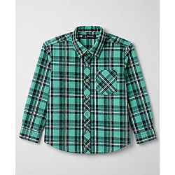 Pine Kids Cotton Woven Full Sleeves Checks Shirt with Tank T-Shirt - Green