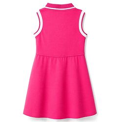 Pine Kids 100% Cotton Knit Sleeveless Hearts Printed Frock - Pink
