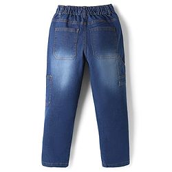 Pine Kids Denim Woven Full Length Jeans - Navy Blue