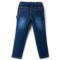 Pine Kids Woven Full Length Denim Jeans - Navy Blue