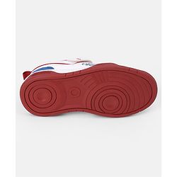 Pine Kids Velcro Closure Casual Shoes With Be Cool Text Print - White