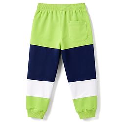 Pine Kids Knit Full Length Cut N Sew Text Printed Lounge Pant - Lime Green